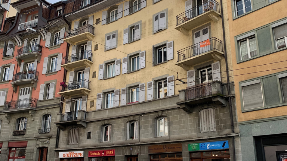 Bel appartement de 3 pièces au 4ème étage en plein coeur de Lausanne