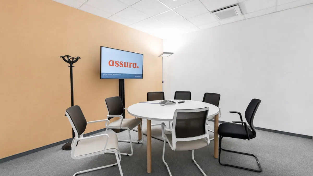 Grande surface de bureaux moderne et modulable