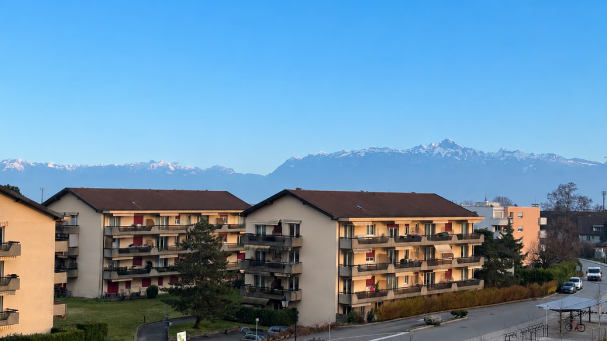 À louer Charmant appartement de 1 pièce à St-Prex