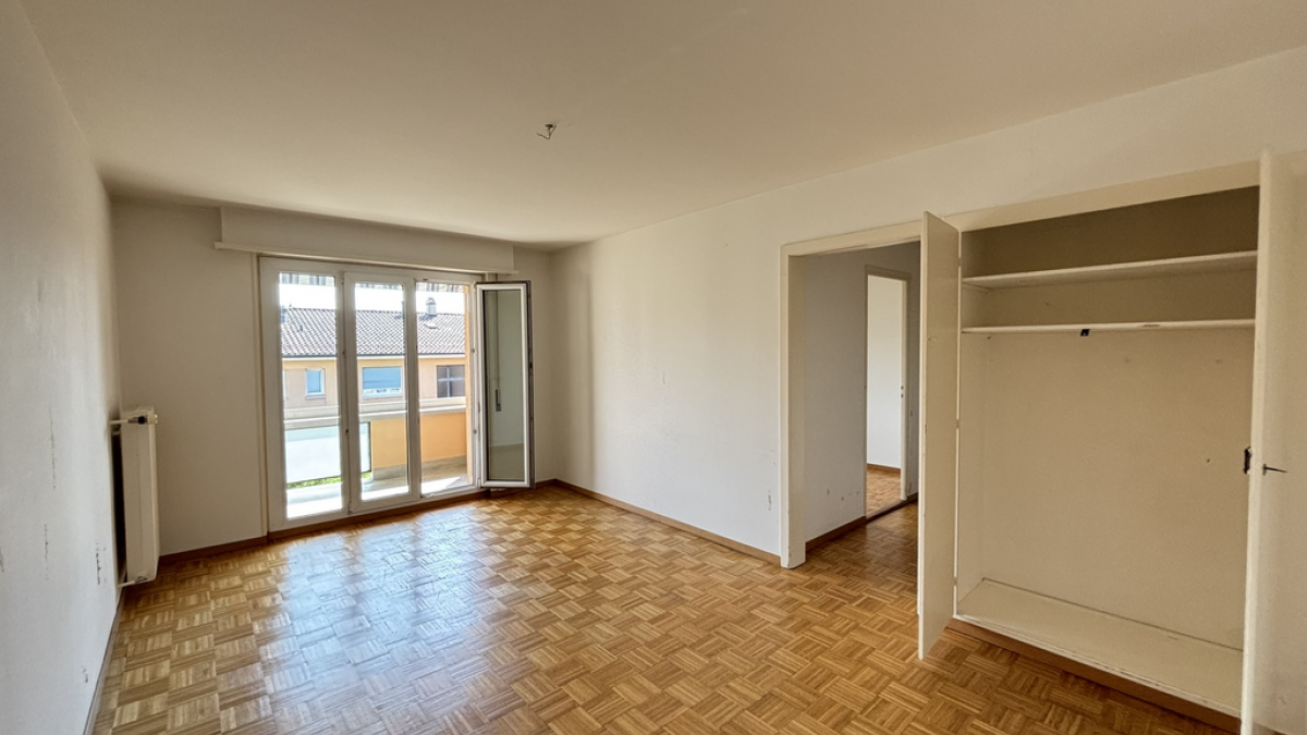 Appartement subventionné de 3 pièces à louer, proche du lac