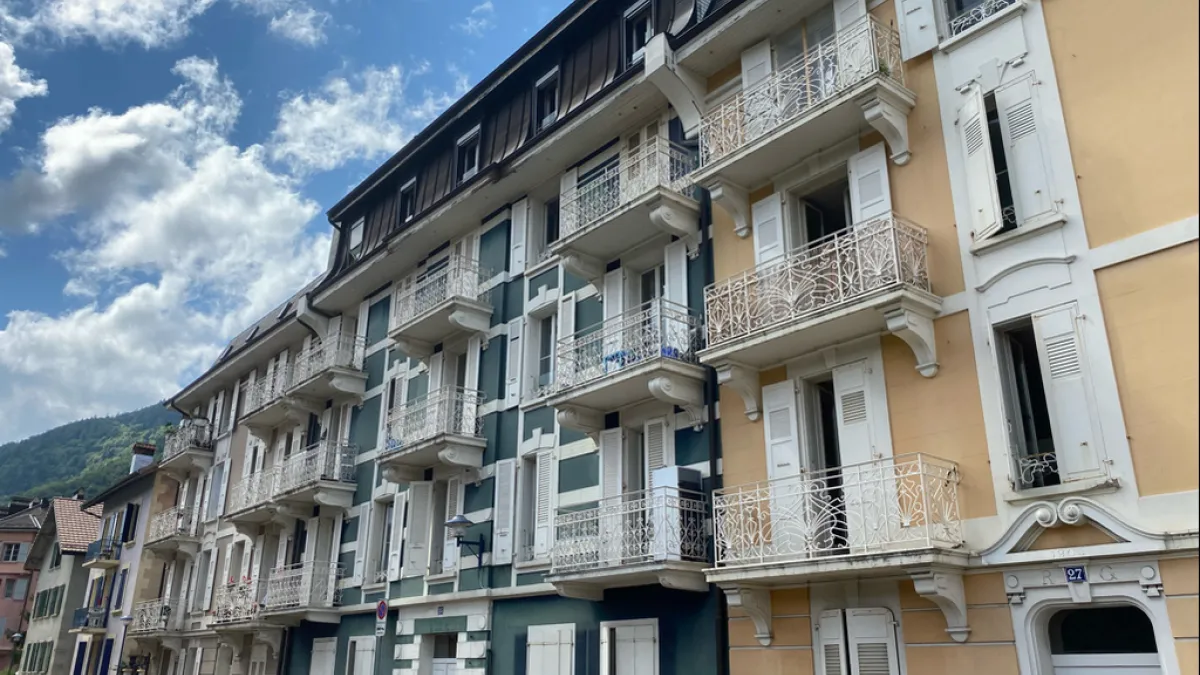 Logement situé à deux pas du centre et de la gare