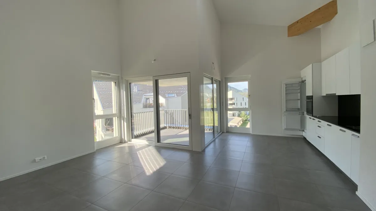 Vallorbe, dernierr étage spacieux appartement neuf de 4.5 pièces