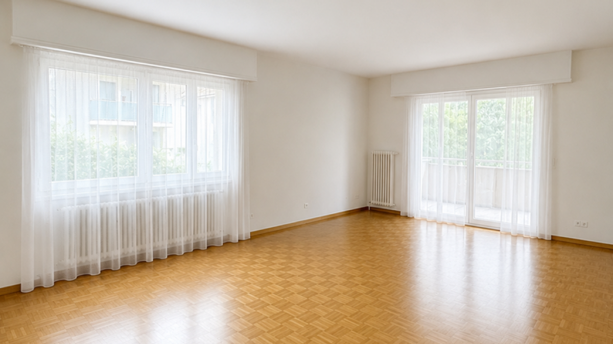 Appartement de 3.5 pièces au rez situé en plein coeur de Pully