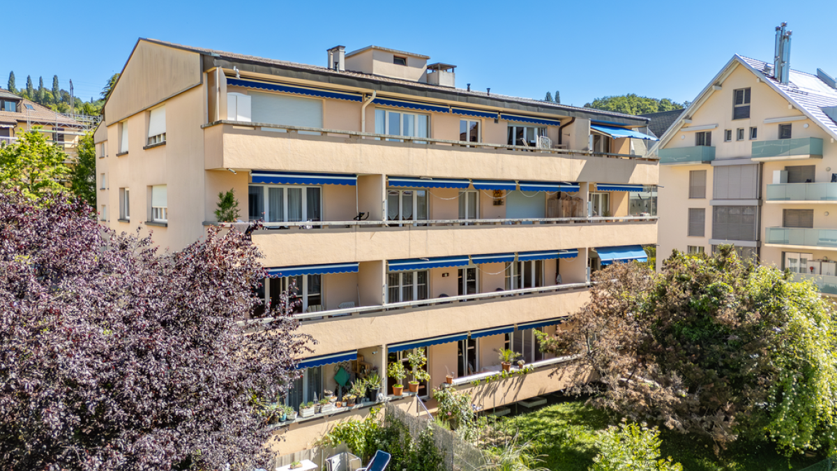 Appartement de 3.5 pièces au rez situé en plein coeur de Pully