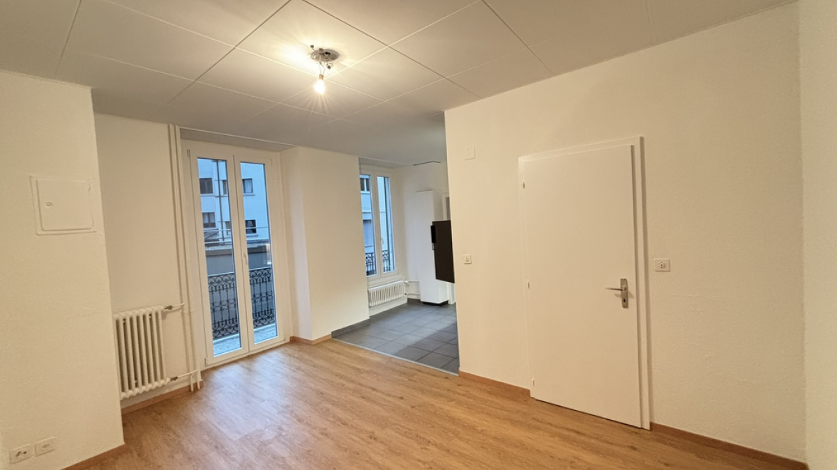 Appartement de 2 pièces avec cachet au centre ville de Lausanne