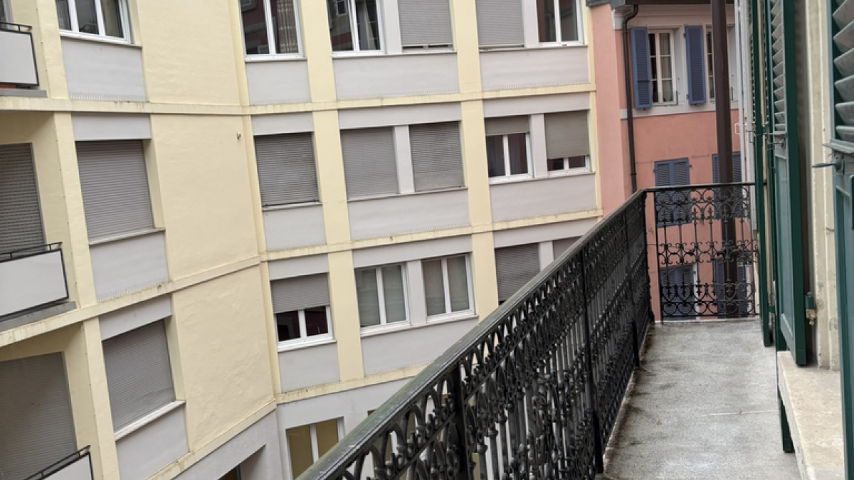 Appartement de 2 pièces avec cachet au centre ville de Lausanne