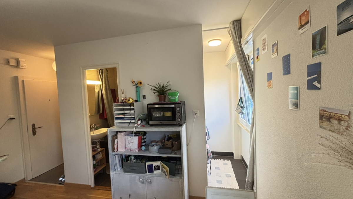 Beau studio rénové à louer dans le centre de Chavannes