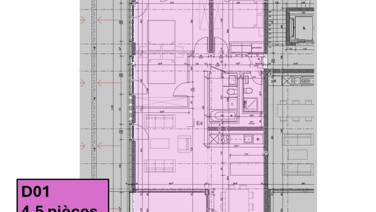 À louer - Appartements neufs de 4.5 pièces avec terrasse plein sud