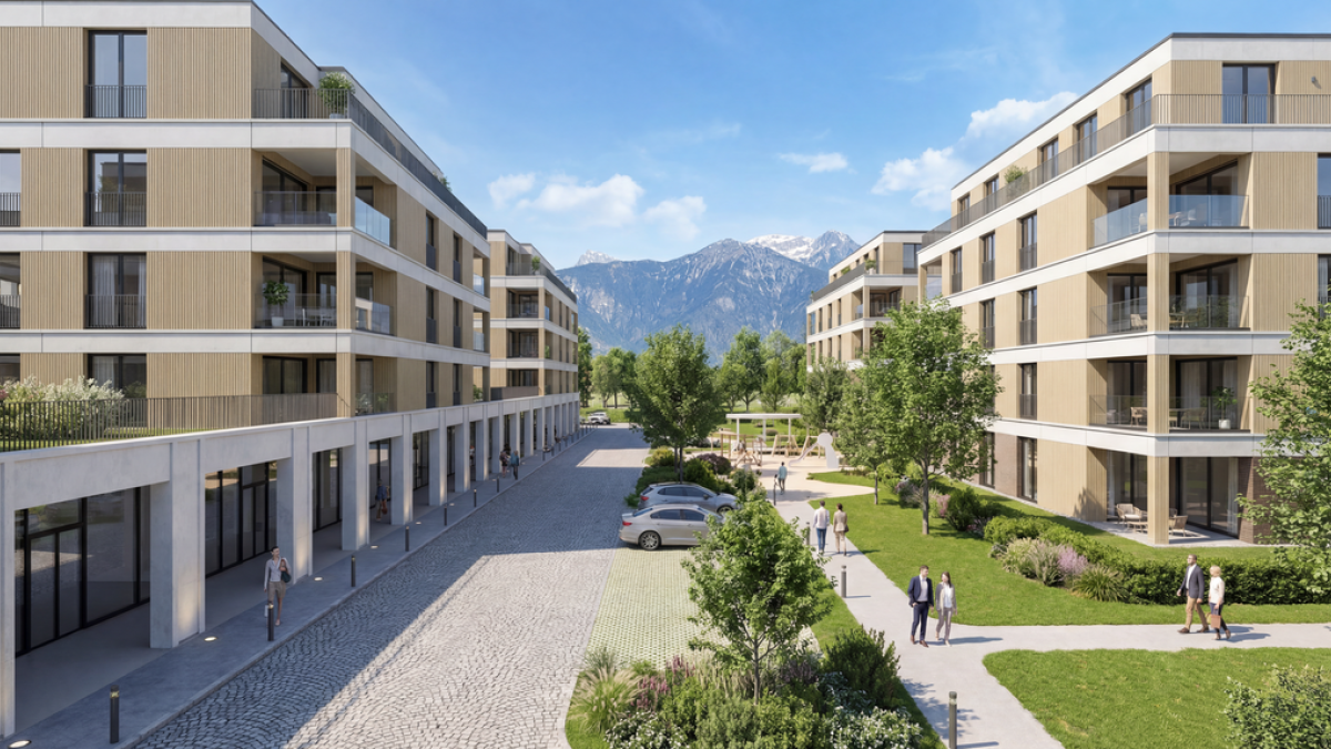 À louer - Appartements neufs de 4.5 pièces avec terrasse plein sud