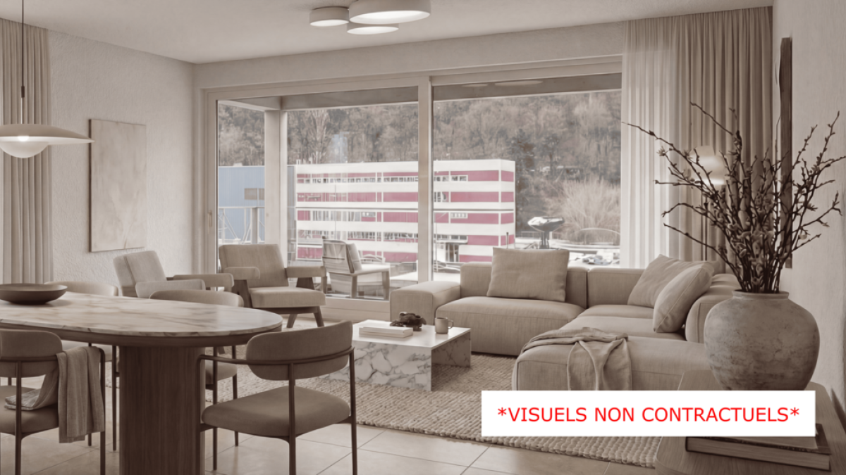 À louer - Appartements neufs de 4.5 pièces avec terrasse plein sud