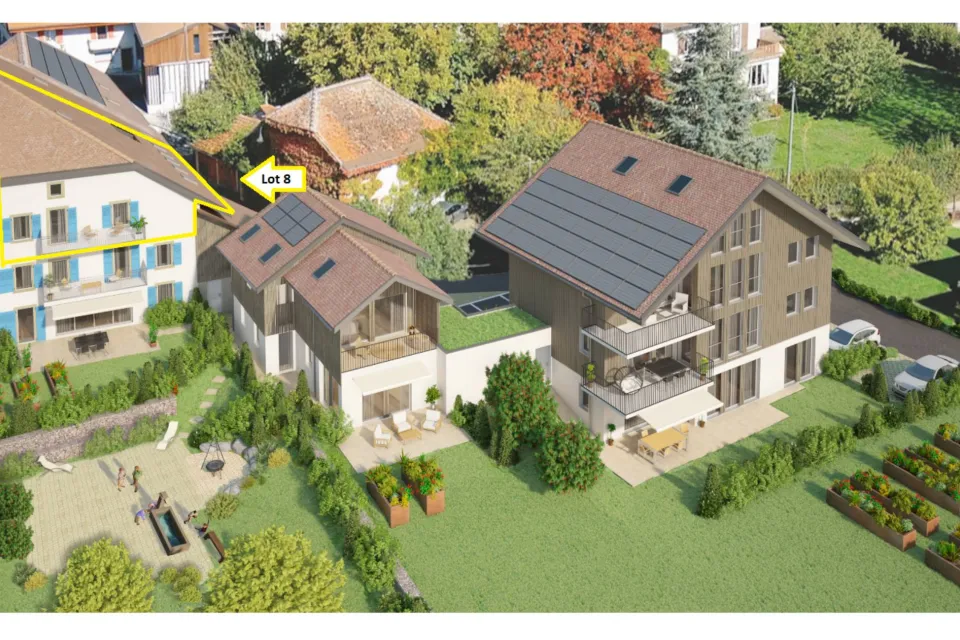 Nouvelle promotion : plus que 2 lots ! Duplex de 5.5 pièces avec balcons