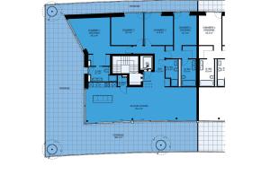 UNIQUE! Attique de 5.5 pièces de 180m2 bénéficiant d'un rooftop terrasse de 168m2 avec vue panoramique sur le lac et les Alpes