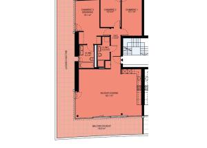 Luxueux 4.5 pièces traversant avec balcon couvert de 76m2 et vue lac