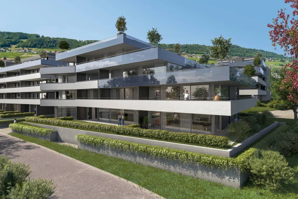 Nouvelle promotion : appartement de 5.5 pièces avec balcon couvert et terrasse