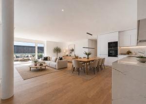 Luxueux 4.5 pièces traversant avec balcon couvert de 76m2 et vue lac