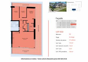 Luxueux 4.5 pièces traversant avec balcon couvert de 76m2 et vue lac