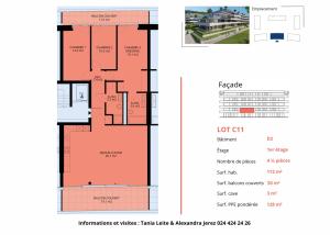 Luxueux 4.5 pièces traversant avec 2 balcons et vue panoramique sur le lac