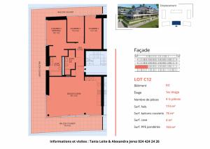 Luxueux 4.5 pièces traversant avec balcon de 76m2 et vue panoramique sur le lac