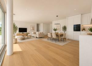 Appartement neuf 3.5 pièces de 120m2 avec terrasse de 37m2 et jardin privatif de 51m2