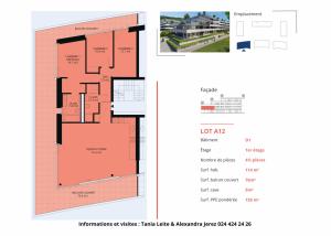 Appartement meuf de 4.5 pièces avec balcon couvert