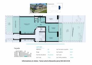 Appartement neuf de 3.5 pièces avec 2 terrasses et 2 jardins Ouest/Est