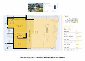 Appartement neuf de 2.5 pièces avec terrasse et jardin