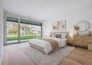 Appartement neuf de 2.5 pièces avec terrasse et jardin