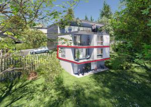 Dernier 4.5 pièces NEUF orienté sud avec balcon - Découvrez-le en immersion 3D !
