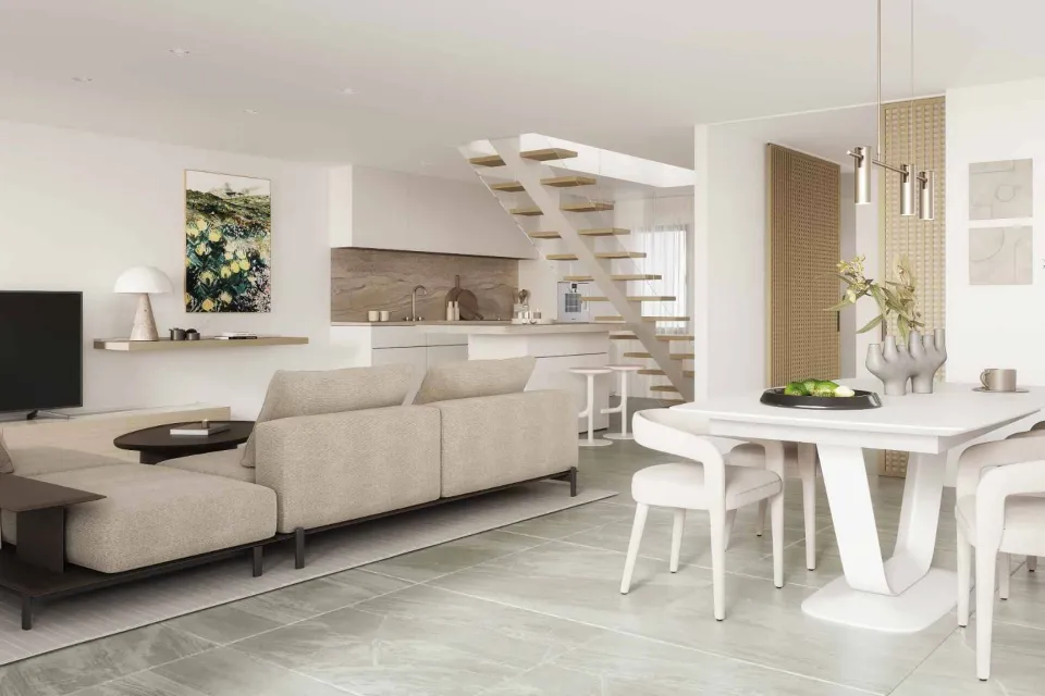 Duplex de 4.5 pièces avec balcons