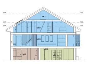 Duplex de 4.5 pièces avec balcons