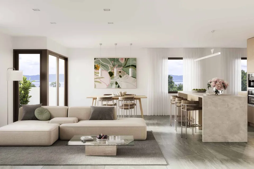 Duplex de 4.5 pièces avec balcons