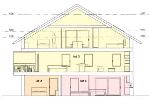 Duplex de 4.5 pièces avec balcons
