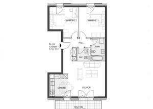 3.5 pièces traversant neuf avec balcon à Denges