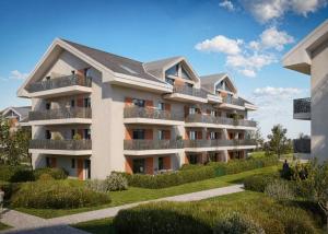 3.5 pièces d'angle neuf avec balcon à Denges