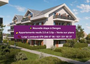 Bourg de Denges – Sérénité et verdure à deux pas des commodités de la gare et de EPFL.