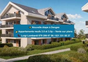 Bourg de Denges – Sérénité et verdure à deux pas des commodités de la gare et de EPFL.