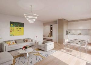 Bel appartement neuf de 2.5 pièces en angle avec deux grands balcons