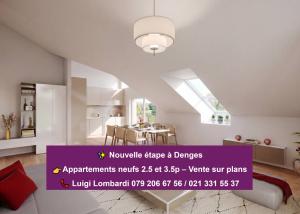 Charmant 2,5 pièces sous combles avec 2 balcons