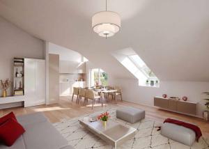 Charmant 2,5 pièces sous combles avec 2 balcons