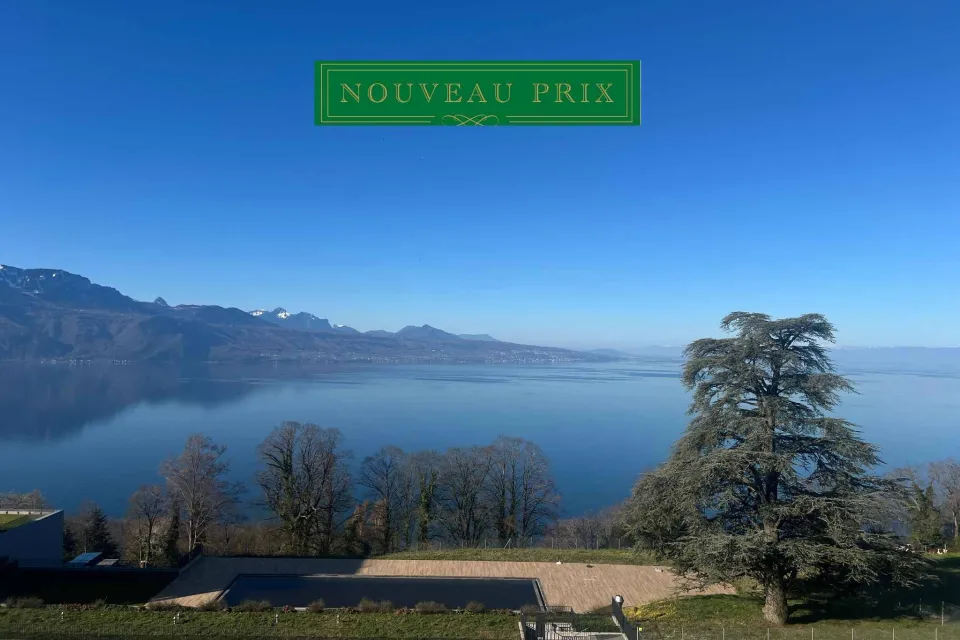 RARE ! 2.5 p avec grand balcon - Dernier étage - Vue plongeante sur le Lac 