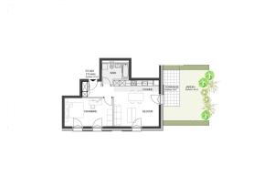 Nouvelle promotion : Appartement de 2.5 pièces avec terrasse et jardin