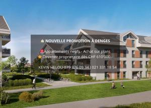 Appartement 2,5 pièces avec balcon.
Finitions au gré de l'acquéreur !