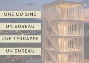 Bureaux exceptionnels dans une tour privative avec vue à 360°