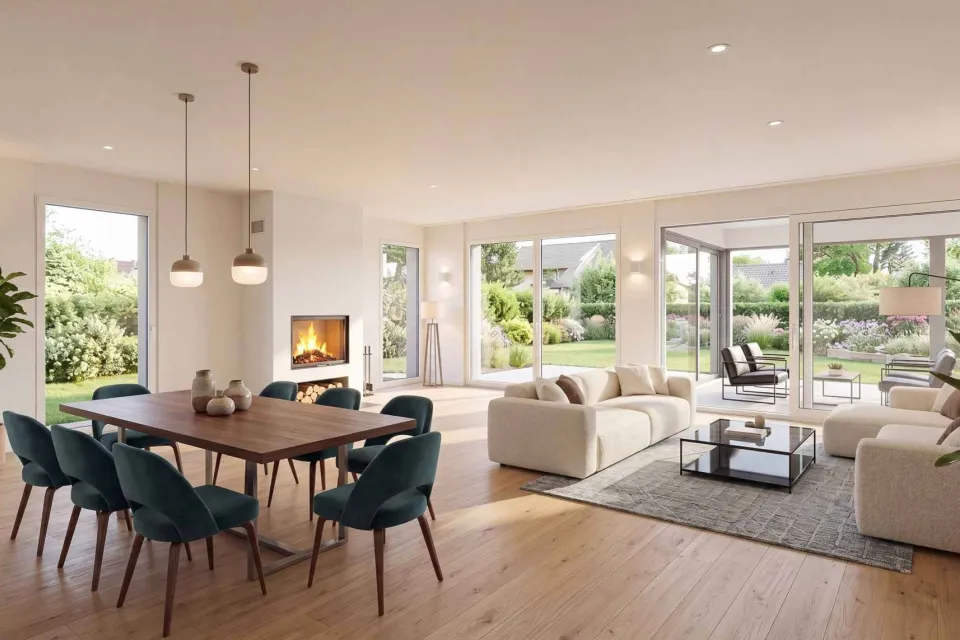 Villa contemporaine neuve d’exception  comprenant deux appartements indépendants 