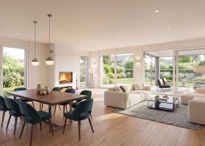 Villa contemporaine neuve d’exception  comprenant deux appartements indépendants 