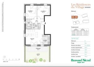 Denges - Appartement 3,5 pièces de 94 m² avec un jardin de 30 m²