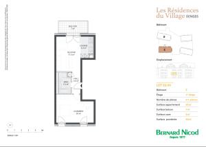 Denges - appartement 2,5 pièces idéal pour investissement