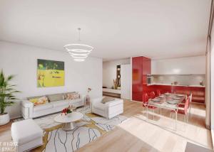 Denges - Appartement 3,5 pièces de 90 m² avec un balcon