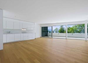 Appartement neuf traversant de 3.5 pièces avec deux balcons - Vue lac Léman