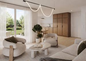 Appartement de 4,5 pièces avec grand jardin de 140m2